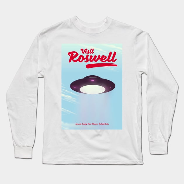 Visit Roswell, New Mexico Lincoln country, USA Long Sleeve T-Shirt by nickemporium1